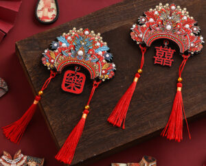 Beijing Opera Phoenix Crown Refrigerator Sticker