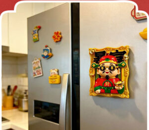 God of Wealth Magnetic Refrigerator
