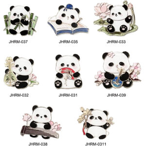 Panda China-Chic Cute Refrigerator Sticker Decorative Magnetic Sticker Gift for Children Cute Funny Sticker Chinese Style Sticker