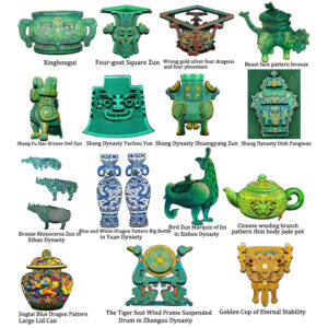 Museum Cultural Creativity Wood Refrigerator Sticking National Treasure Palace Dragon Robe Shirt Embroidery Cultural Relics Cloisonne Cloud Dragon Cans China-Chic Gift